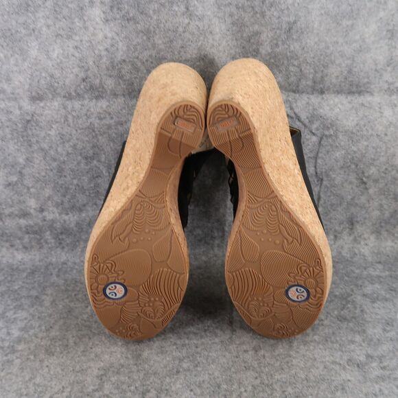 Jambu Shoes Womens 9 Sandals Wedge Platform Fashion Caged Peep Toe Cushioned JBU - Picture 12 of 14